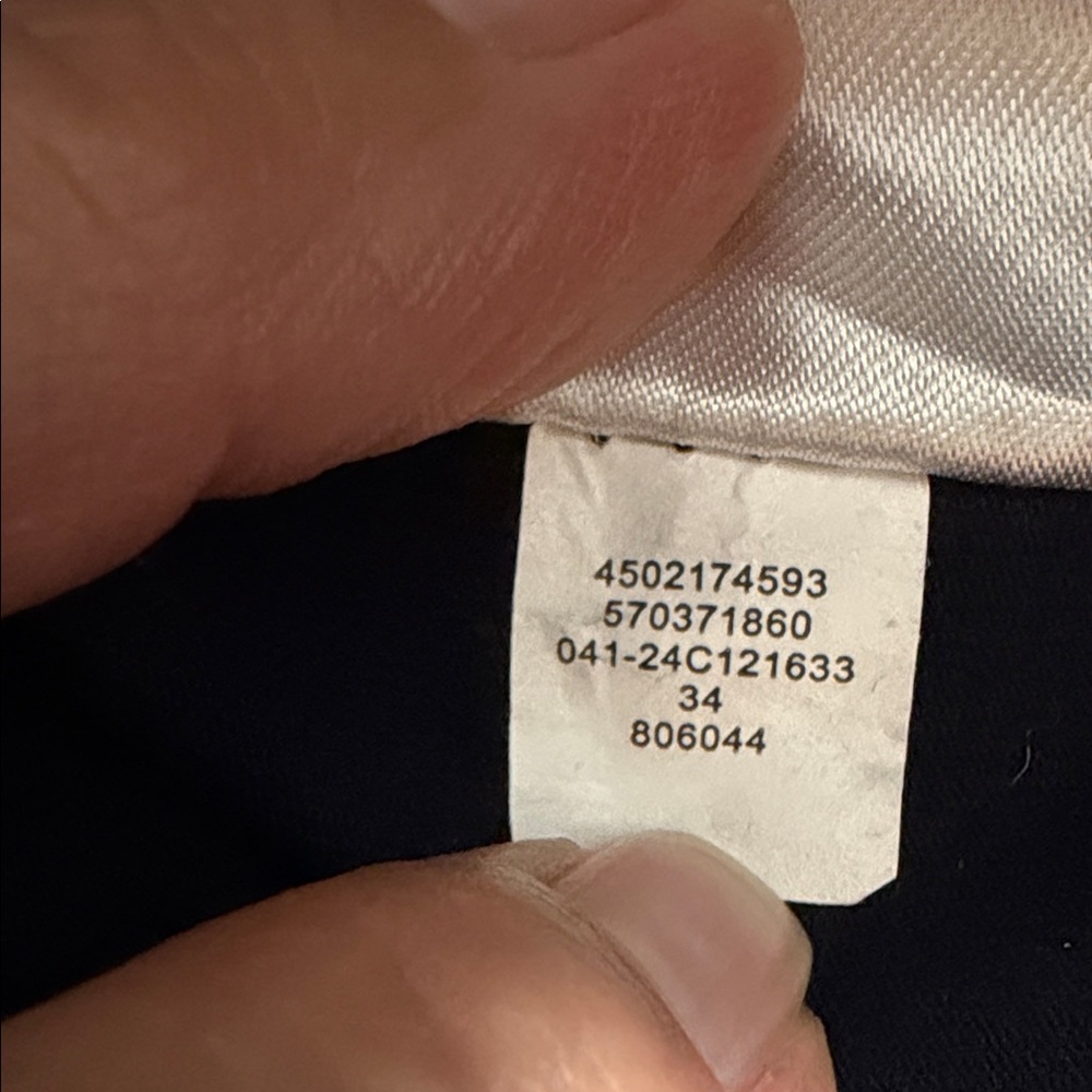 Chico's Wide Leg Pants in Navy Blue, Size 2.5/14. - Picture 10 of 16
